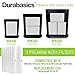 Durabasics 2 Pack of HEPA Filters Compatible with Honeywell Air Purifier Replacement Filters, Replacement for Honeywell Filter R, HEPA Filter R, HPA200, HPA 200, HRF-R1 & HRF-R2