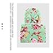 BQUBO 1 Pack Newborn Floral Receiving Blankets Newborn Baby Swaddling with Headbands or Hats Sleepsack Toddler Warm Shower Gift
