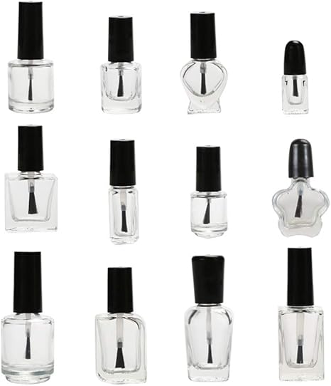 Amazon Co Jp ネイルアートツール 12個の空のマニキュア液ボトルマニキュア液ボトルミニガラス空の容器 ネイルジェルアート容器用ブラシ ビューティー Amazon Co Jp ネイルアートツール 12個の空のマニキュア液ボトルマニキュア液ボトルミニガラス空の容器 ネイルジェルアート容器用ブラシ ビューティー