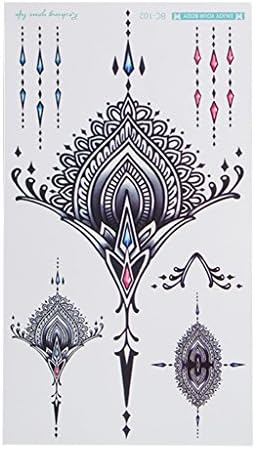 GaoCold Sexy Waterproof Temporary Tattoos Flash Body Sternum Back Paint Flowers Stickers