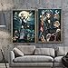 2 Pack Halloween Diamond Painting Kit Halloween Ghost 5D Full Drill Rhinestone Painting Kits for Adults DIY Embroidery Arts Craft Home Decor 12 x 16 Inch