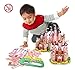 3D Puzzle Creative Handmade Assemble Jigsaw Toys Pink Princess Castle (35 Pieces)