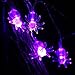 Joomer 20 LED Spider Halloween String Lights, Purple