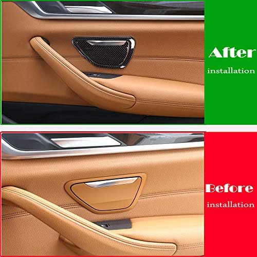 18 Bmw 5シリーズ リアドア用灰皿カバートリム Absカーボンファイバースタイル カーインテリア 改造アクセサリー B07ldbk5vn 2 343円