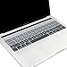 Dongke Ultra Thin Gradient Color Silicone Keyboard Protector Cover Skin for New Version MacBook Pro 13 (A1706) & MacBook Pro 15 (A1707) with Muti-Touch Bar (2017 & 2016 Release) (Gradient Grey)