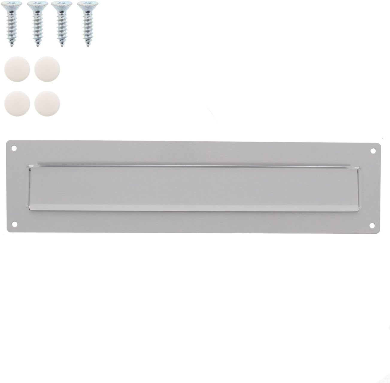 BURG-WÄCHTER, Letter Slot with Nameplate, Stainless Steel, Porta 797 W, White - Image 5