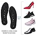 Foot Acupressure Magnetic Massaging Insoles - Massage Insoles Reflexology Plantar Fasciitis Pain Relief Breathable Deodorant Comfort Bamboo Charcoal Silicone Insoles for Men and Women