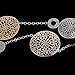 Long Way Vintage Long Statement Necklace Real Gold Silver Plated Round Flower Women Necklaces & Pendants Fashion Jewelry, 