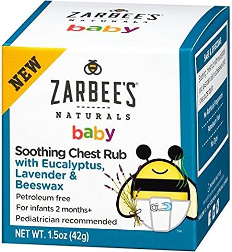 Zarbee's Naturals Baby Soothing Chest Rub, 1.5 oz. Per Box (2 Pack) *420-5414*