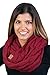 S1-6100-64 Ribbed Scarf: Burgundy