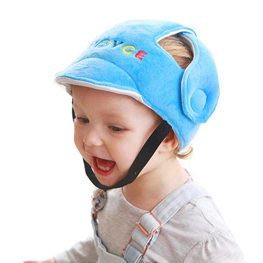 Eyand Baby Safety Helmet - Toddler Adjustable Safety Helmet Hat, Soft Infant Protective Safety Hat, Head Protection Hat for Walking Crawling(Blue)