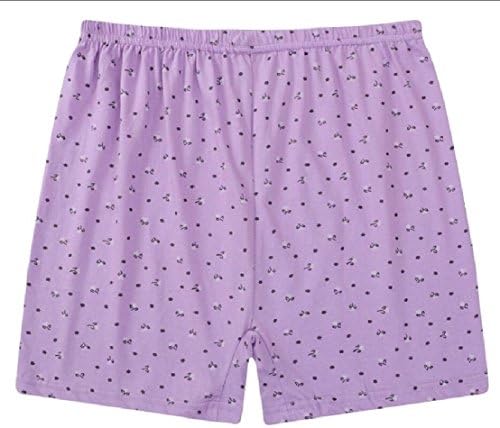 desolateness Women's Boxer Soft Plus Size High Waist Cotton Breathable Briefs Panties