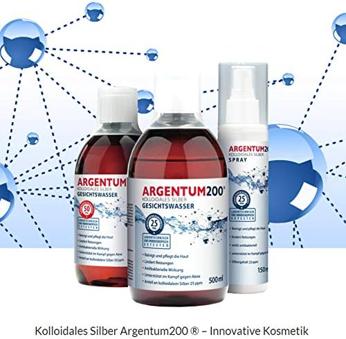 Argentum 200 Colloidal Silver Toner (50ppm) 500ml, Yellow5m, 500 ml (Pack of 1) - Image 3