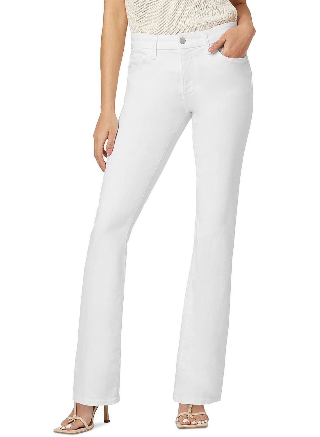 Photo 1 of ***MINOR STAINS*** Joe's Jeans Womens The Provocateur Petite Bootcut, White, 31 Regular US