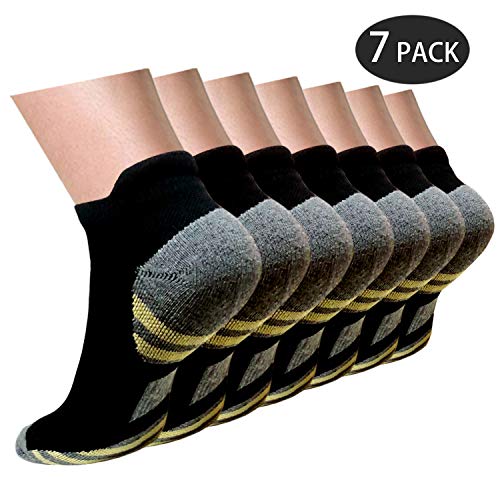 Compression Socks Plantar Fasciitis for Women Men (4/7 Pairs),8-15 mmhg Athletic Sock Arch Support Flight Travel Nurses