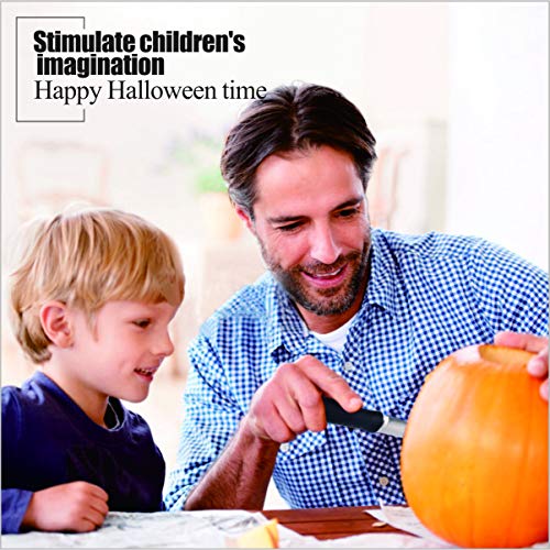 Juboury Pumpkin Carving Tools Kit, 12 Piece Professional Heavy Duty Stainless Steel Carving Tools for Pumpkin Halloween Decoration Jack-O-Lantern - Thumbnail 6