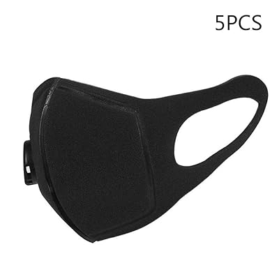 CiriQQ Face Masks with Breathing PM2.5 Washable Dust Breathing Mask Reusable Respirator Masks&ndash; Protection From Pollen, Dust,Pet Dander, Other Airborne Irritants 5 Pack
