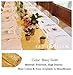 Shinny Gold Sequin Table Runner 12''x96'' Gold Glitter Table Runner for Parties 6FT/8FT Kitchen Table Linen Sparkly Table Cover Banquet Table Runner Sequin Table Runner for Weddings
