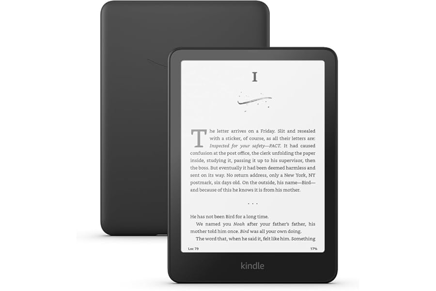 Amazon Kindle Paperwhite 16 GB (newest model) – Our fastest Kindle ever, with new 7" glare-free display, and weeks of battery