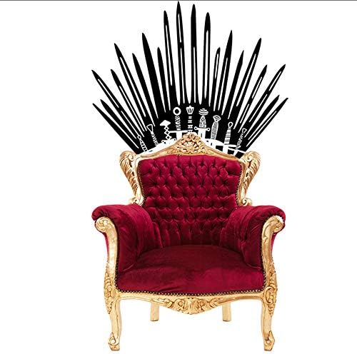 Makeyong Promotion Game of Thrones Wall Stickers Art Mural Iron Throne Sticker Home Decal Bathroom Toilet Decoration57X49Cm