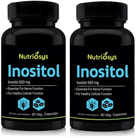 Nutriosys Inositol 650mg (90 Veg Capsules) Pack of - 2