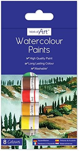 Work of Art 8 x 6 ml Watercolour Paint Tube