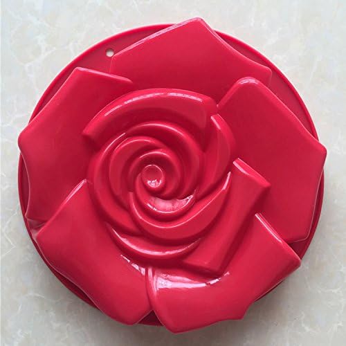 Silicone Cake Bundt Pan Rose Flower Shaped Bakeware Muff Mould Shape Bread Pastry Mold Tray Baking