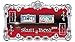 Cruiser Accessories 25231 Skull & Bone License Plate Frame, Chrome