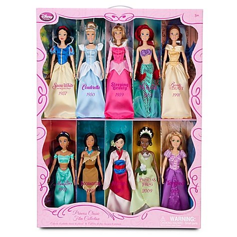 Disney Store Disney Princess 12 Doll Collection Holiday Gift Set