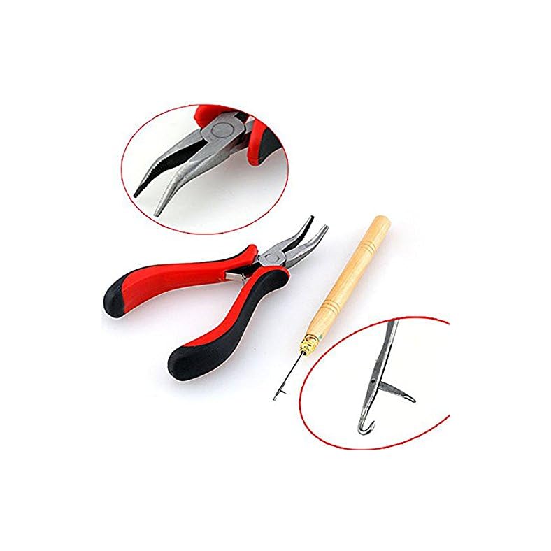 Hair Extensions Removal Tools KitIncluding Pliers,Micro Pulling Needle