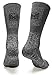 MIRMARU M201-Men's 5 Pairs Multi Performance Outdoor Sports Hiking Trekking Crew Socks (2Black, 2Char, 1Olive)