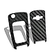 Carbon Fiber Pattern Remote Key Chain Protective Cover Emblem Sticker Decal Fit for 2009-2012 Chevrolet Cruze