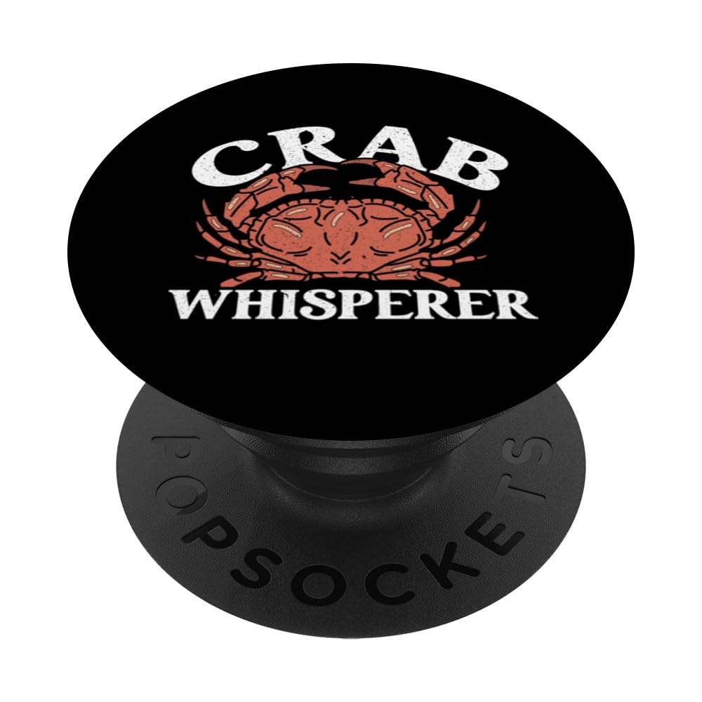 Crab Fishing Crabby Fisherman Crabbing Fisher Crabber PopSockets Swappable PopGrip
