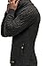 Uncinba Mens Autumn Winter Knitted Cardigans Coat Outerwear Sweater