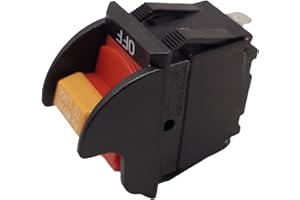 Thaekuns SW7B On-Off Toggle Switch 2 Prong for Table Saws and Drill Press Replaces Black & Decker, Delta/Porter Cable 489105-