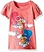 Shimmer and Shine Little Girls' Short Sleeve T-Shirt Shirt, Orange, 6