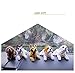 Ebow Dashboard Head Dogs Nodding Heads Car Dash Puppy for Car Vehicle Decoration (Huskies)
