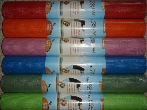 Premium Thick Blue Yoga Mat Pilates