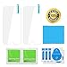 KINGBACK Screen Protector Compatible for iPhone 6Plus, 5.5 Inch Anti-Spy/Anti-Scratch Tempered Glass Film 9H Hardness (2 Pack)