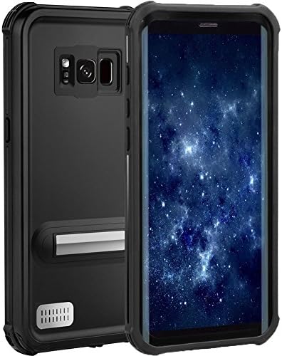 Samsung Galaxy S8 Plus Waterproof Case, Outdoors IP68 Certified Full Sealed Protective Cover, Clear Sound Waterproof Shockproof Dirtproof Snowproof Cover with Fingerprint Touch for Galaxy S8 Edge