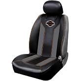 Harley-Davidson Deluxe B&amp;S B&amp;S Sideless 3-Piece Seat Cover, Black &ndash; Single