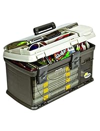 Plano Guide Series Stowaway Rack System, Tackle Storage con 4 grandes cajas de herramientas, paquete de 2