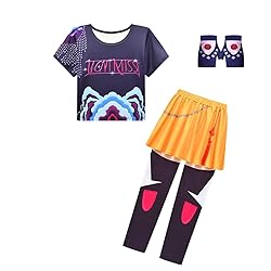 ROSEZUZU Stage Outfit Pop Singers Clothes Set Top