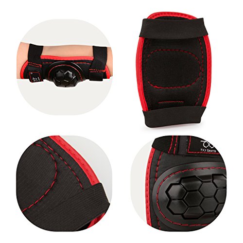 image for Boruizhen Child Kids 3 in 1 Skateboard Protective Gear Set Knee Pads E