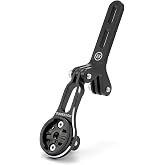 ROCKBROS Bike Computer Mount Aluminum Integrated &amp; Angle Adjustable Bicycle | Out-Front Computer Mount,Ultralight,Compatible with Garmin, Bryton, Wahoo,Go Pro,for Aero Integrated Handlebar Road Bike