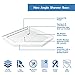 DreamLine SlimLine 38 in. D x 38 in. W x 2 3/4 in. H Corner Drain Neo-Angle Shower Base in White, DLT-2038380