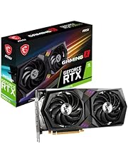 MSI Gaming GeForce RTX 3060 Ti LHR 8GB GDRR6 256-Bit HDMI/DP Nvlink Torx Fan 4 RGB Ampere Architecture OC Graphics Card (RTX 3060 Ti Gaming X 8G LHR)