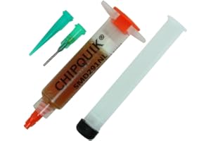 BEST PRICE SQUARE Chip Quik SMD291NL Tack Flux no clean 5cc (for lead-free applications) w/plunger & tip