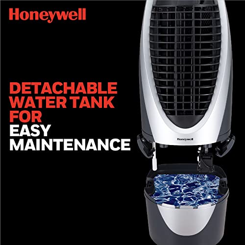 Honeywell 300 CFM Indoor Portable Evaporative Cooler, Fan & Humidifier