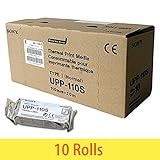 SONY UPP-110S Type I Black And White Video Thermal Bx/10 New 110mm x 20m